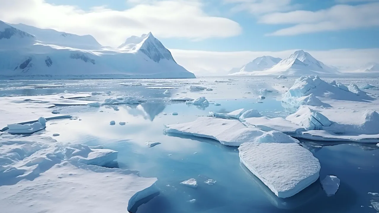 Crise ambiental na antártica.