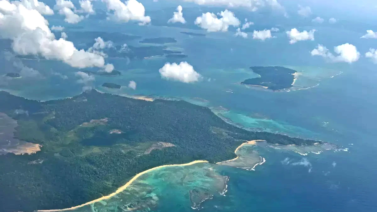 Ilha Sentinela do Norte (Oceano Índico).